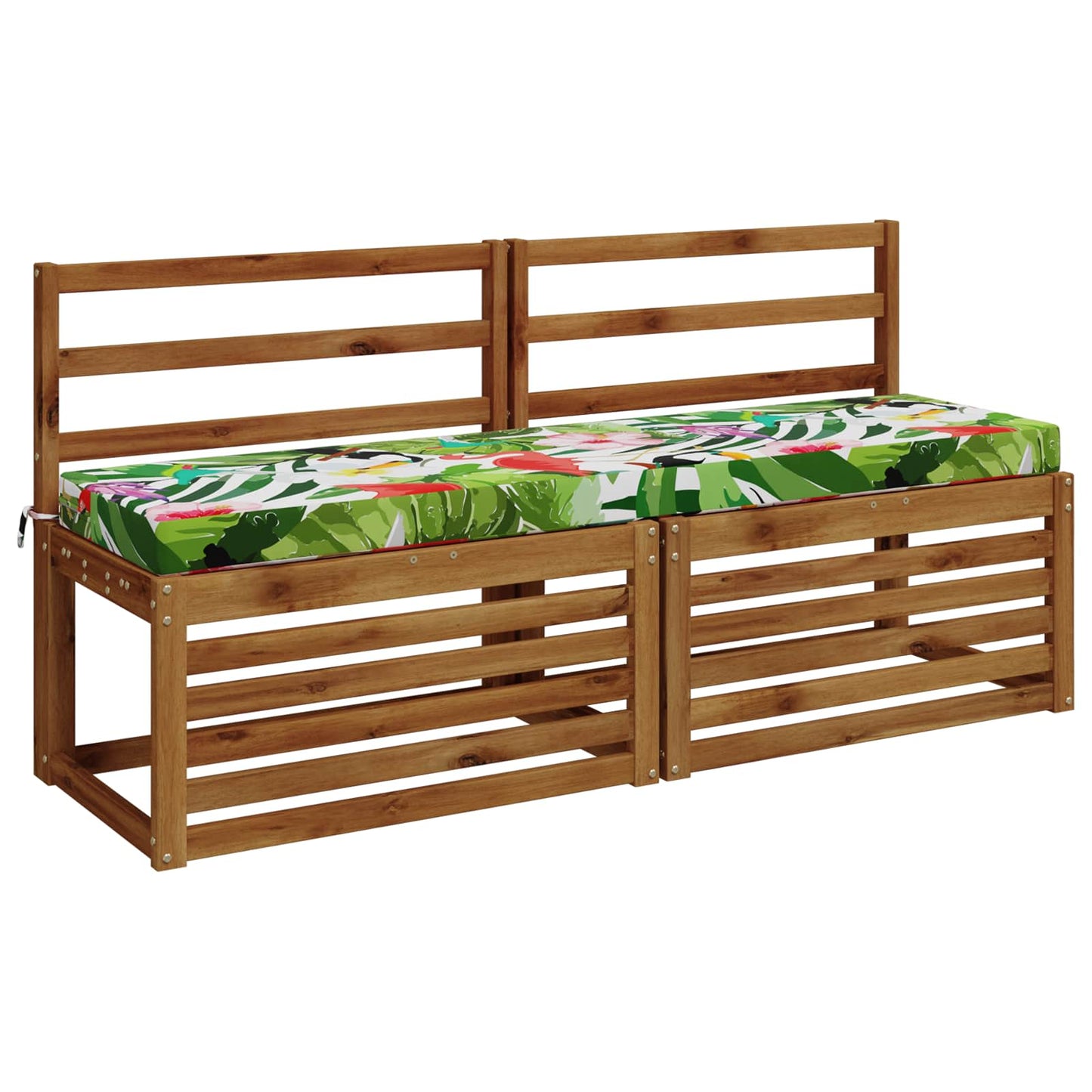 2-Piece Bench Cushions SOEST 2 pcs 100% Polyester Multicolour