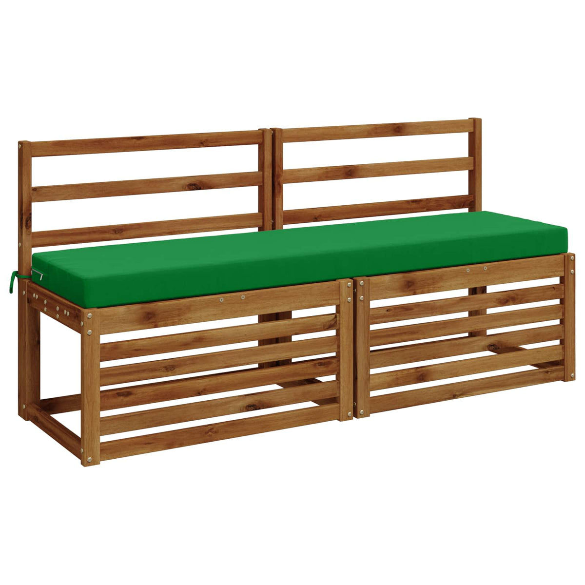 Bench Cushion SOEST 100% Polyester Green 140 x 40 x 8 cm
