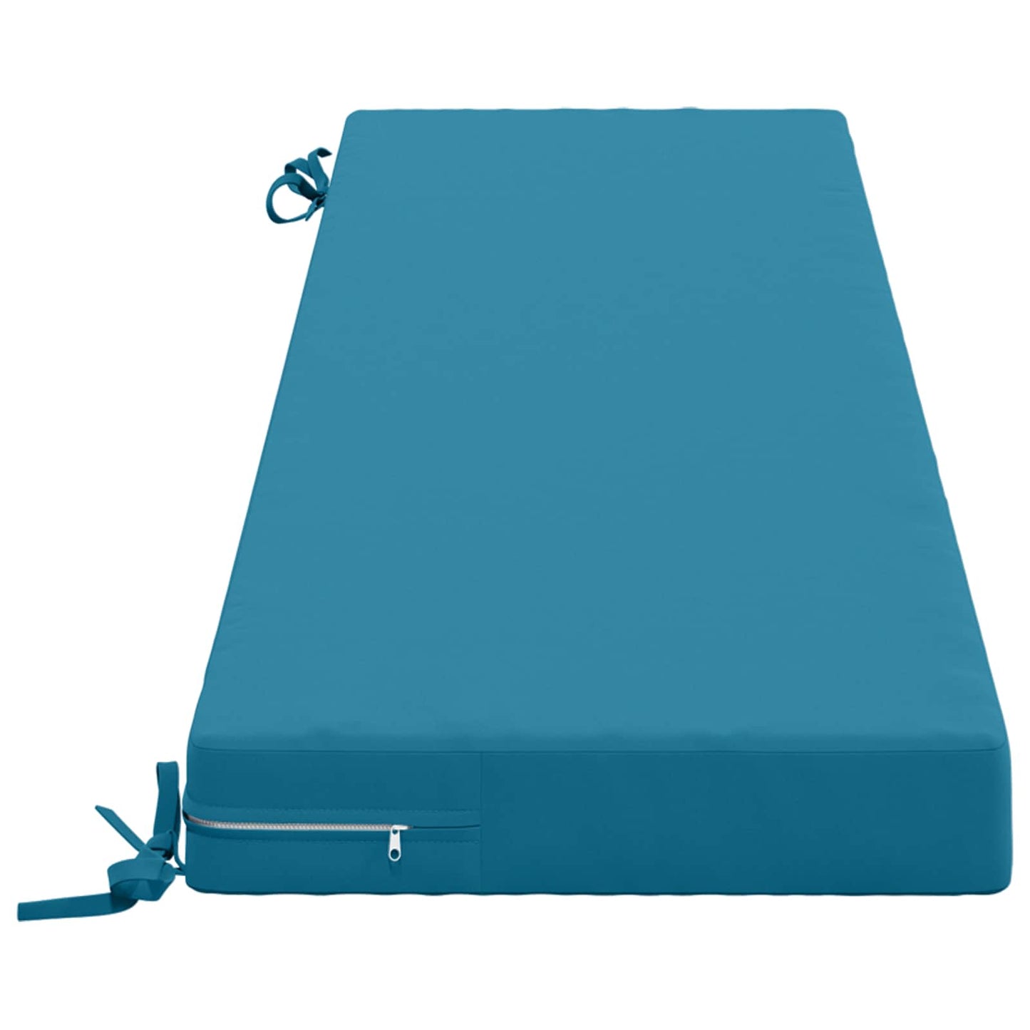 Bench Cushion SOEST 100% Polyester Light Blue 140 x 40 x 8 cm