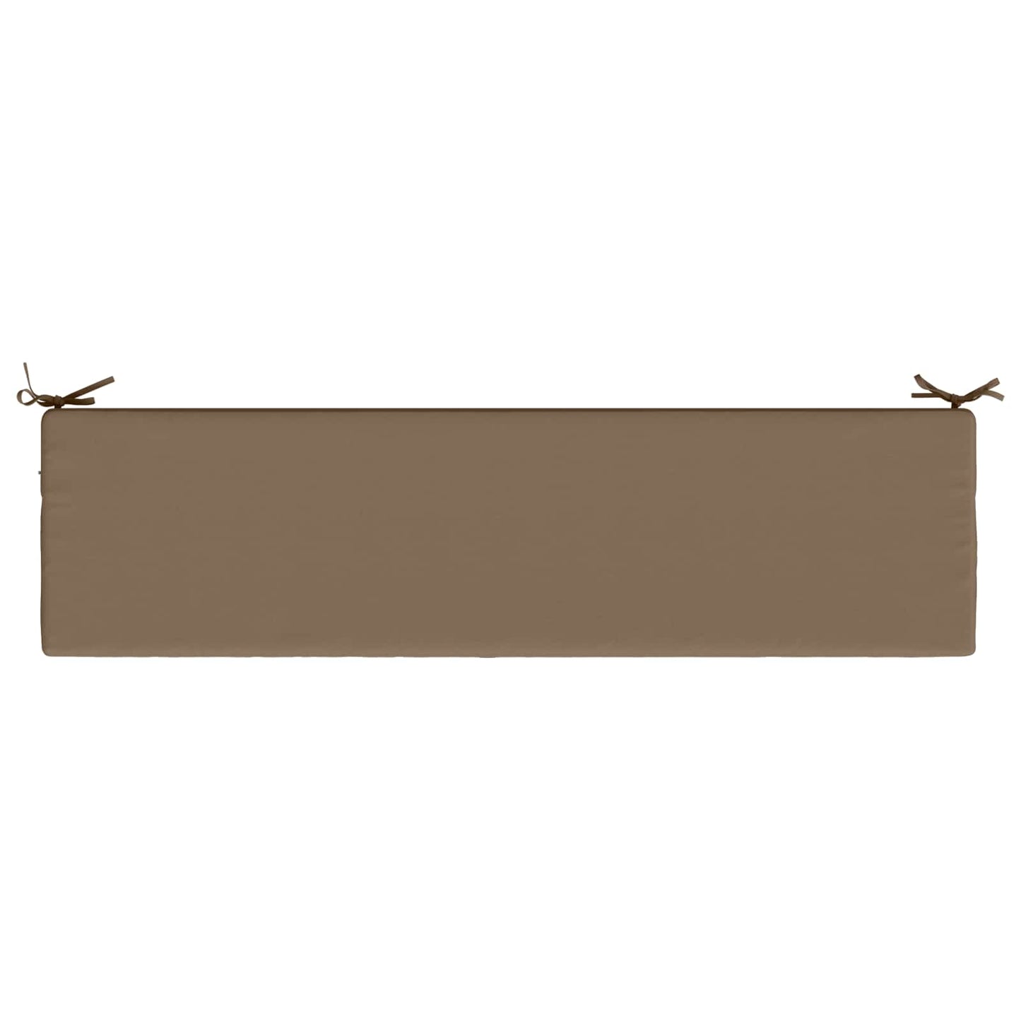 Bench Cushion SOEST 100% Polyester Taupe 150 x 40 x 8 cm