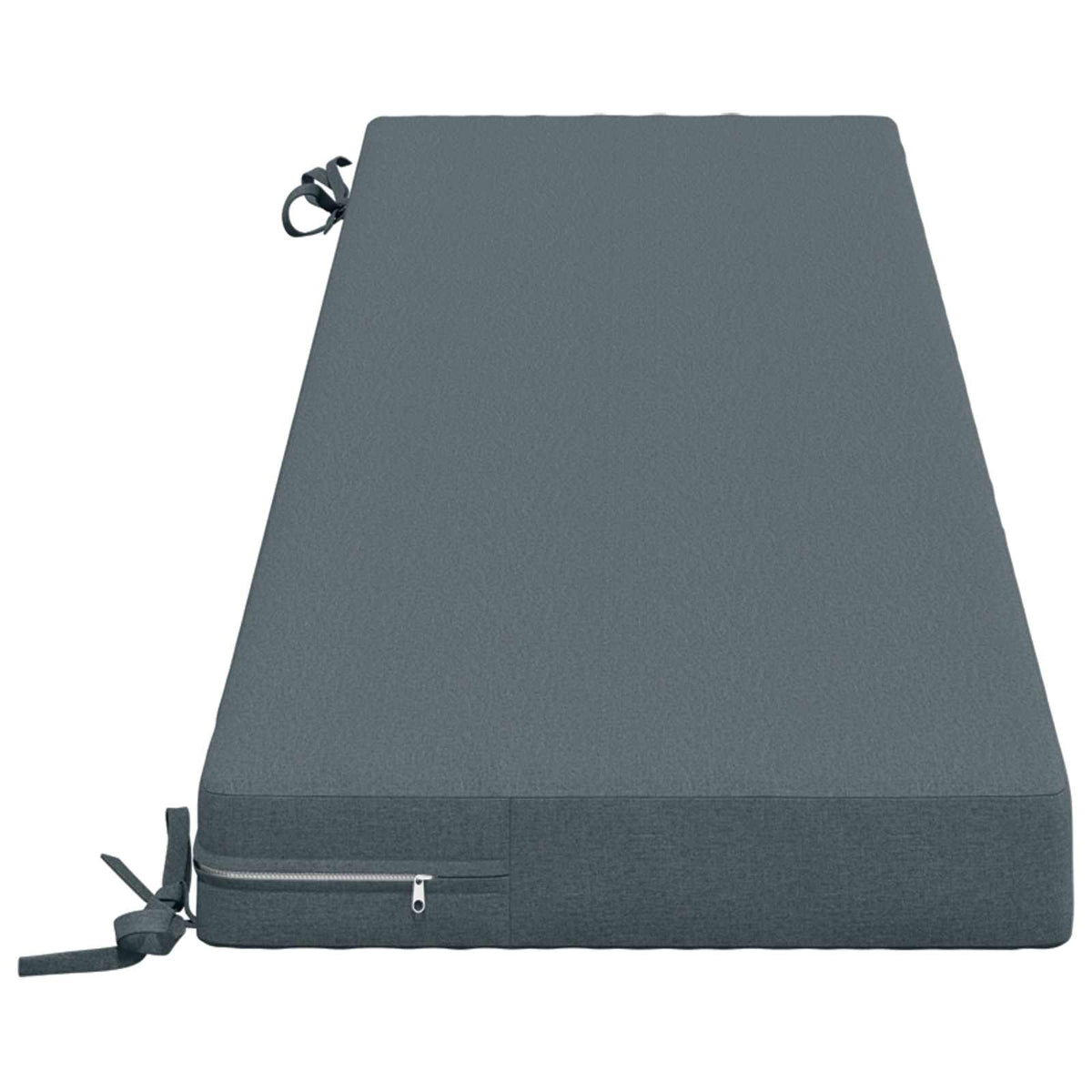 Bench Cushion SOEST 100% Polyester Blue 150 x 40 x 8 cm