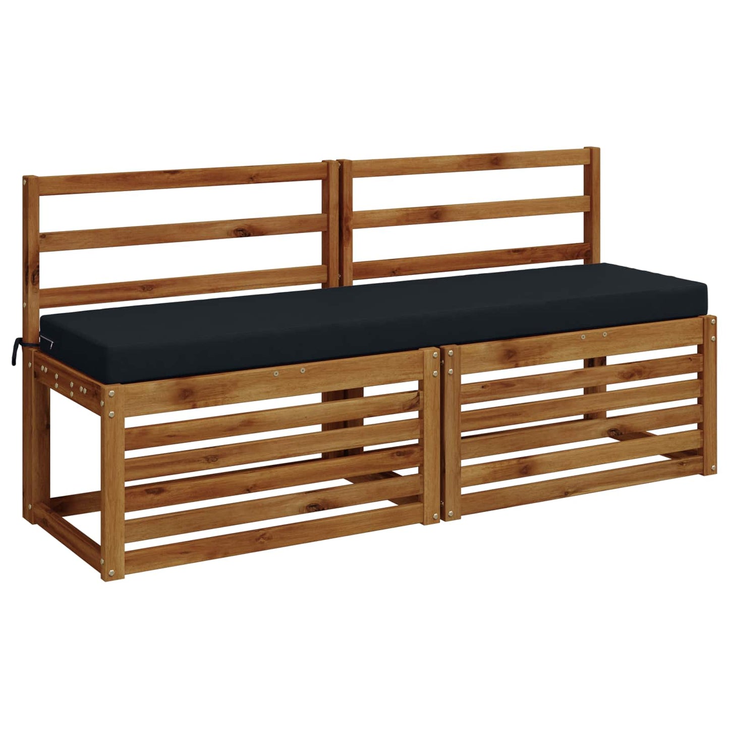 Bench Cushion SOEST 100% Polyester Dark Blue 150 x 40 x 8 cm
