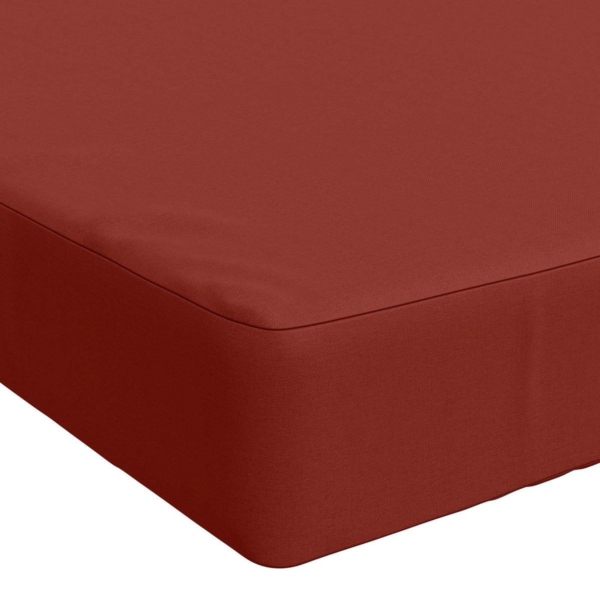 Bench Cushion SOEST 100% Polyester Red 150 x 40 x 8 cm