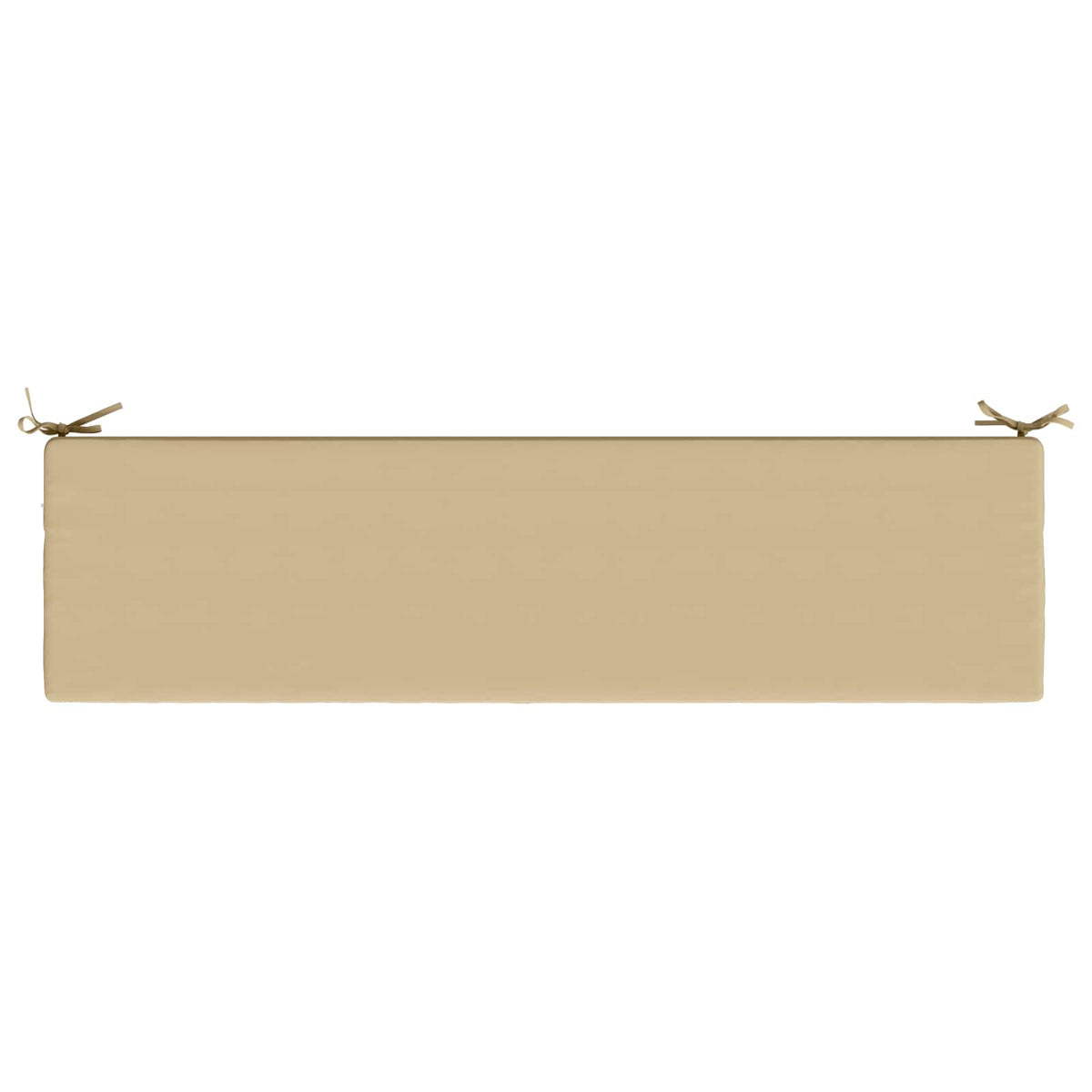 Bench Cushion SOEST 100% Polyester Beige 150 x 40 x 8 cm