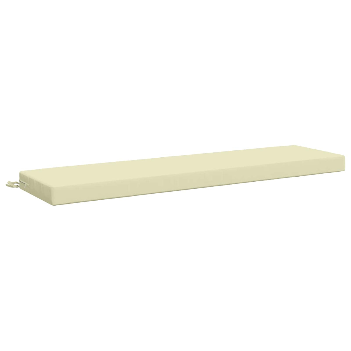 Bench Cushion SOEST 100% Polyester Cream 150 x 40 x 8 cm