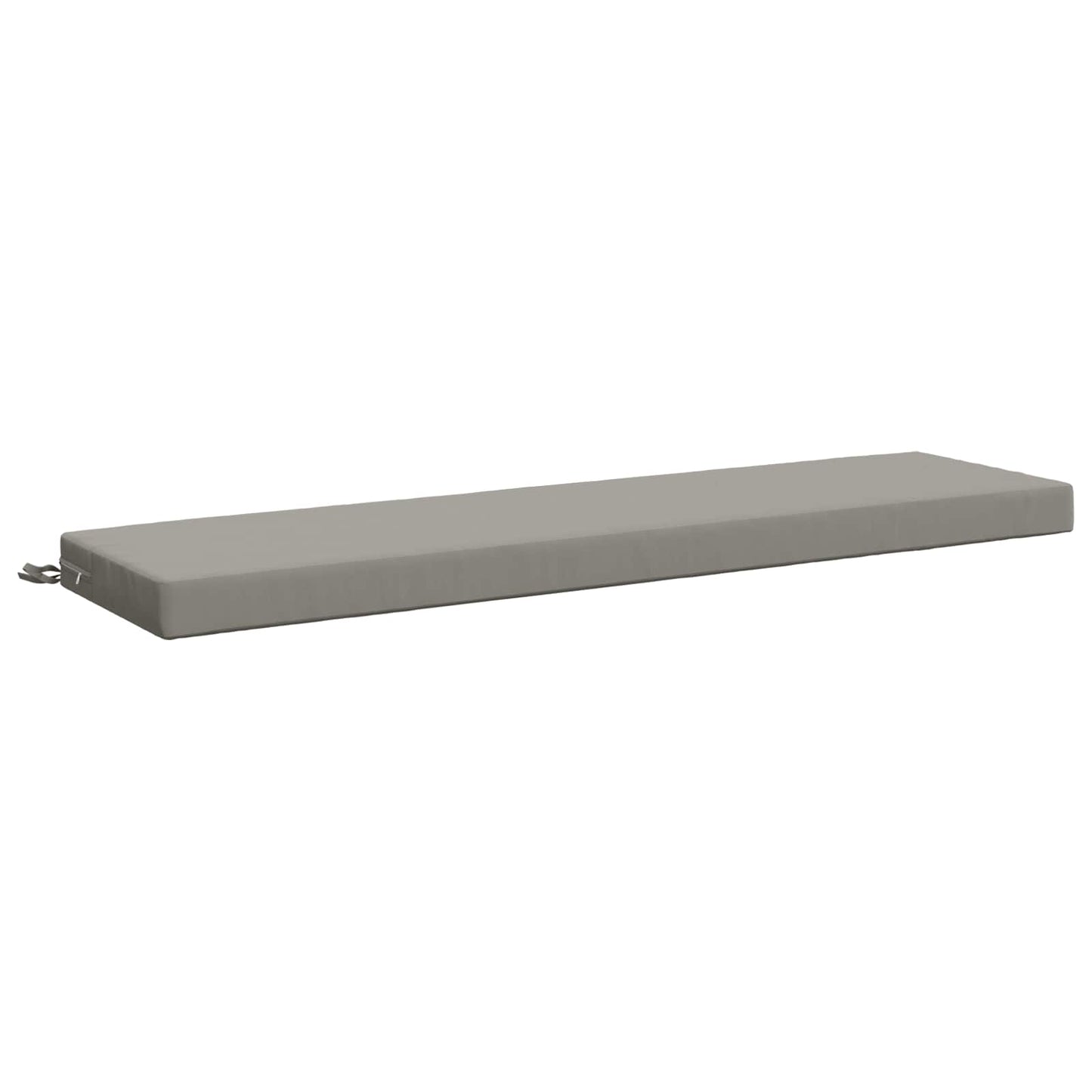 Bench Cushion SOEST 100% Polyester Grey 150 x 40 x 8 cm