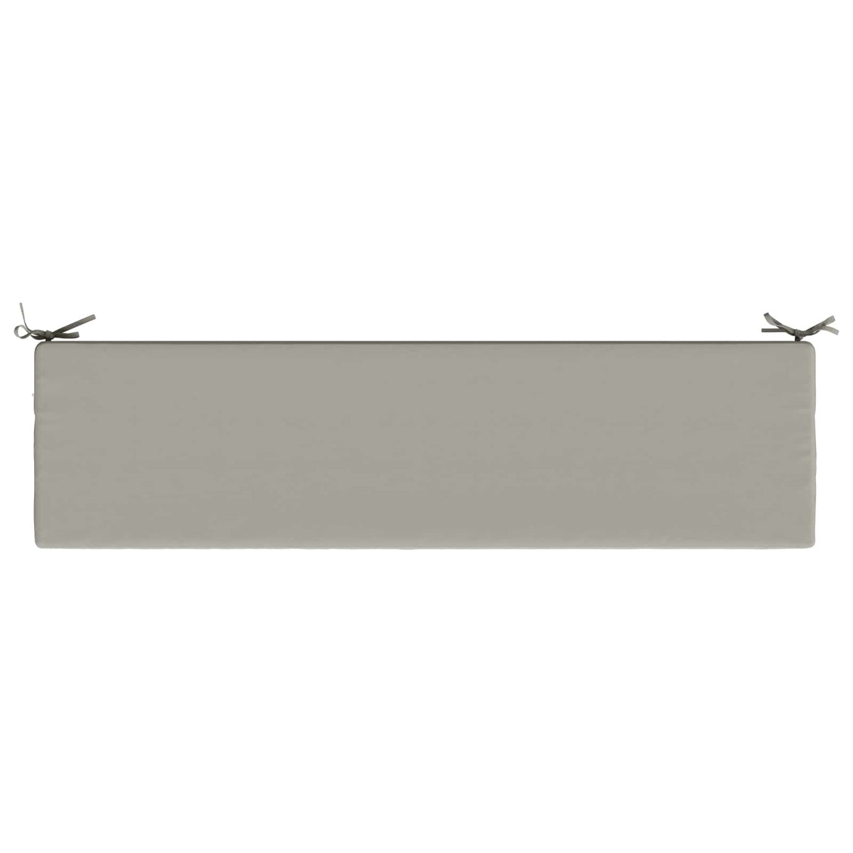 Bench Cushion SOEST 100% Polyester Grey 150 x 40 x 8 cm