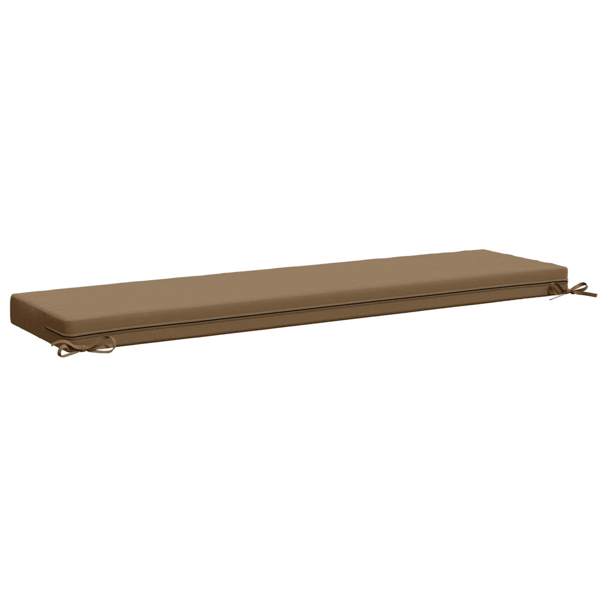 Bench Cushion SOEST 100% Polyester Taupe 150 x 40 x 8 cm