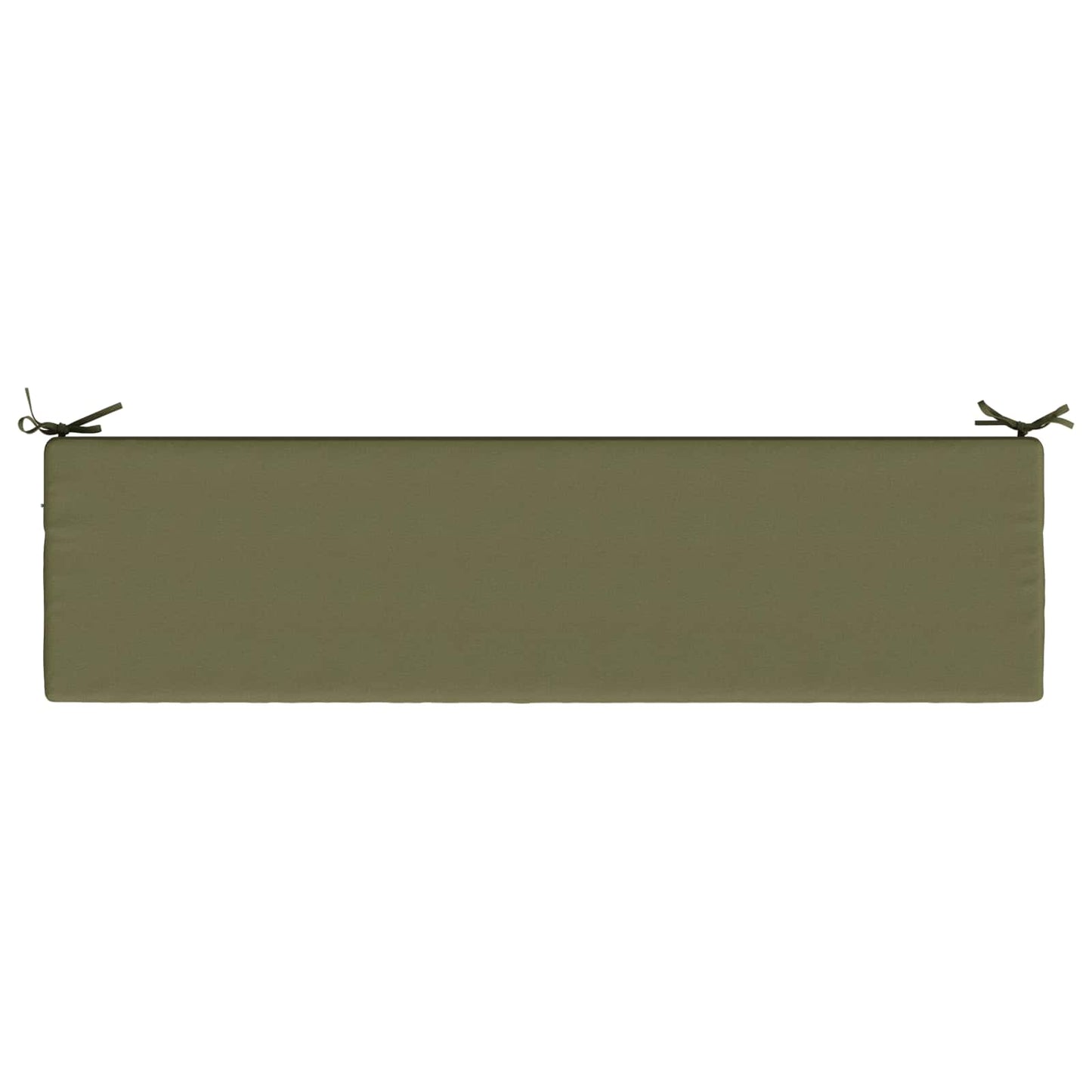 2-Piece Bench Cushions SOEST 2 pcs 100% Polyester Olive Green