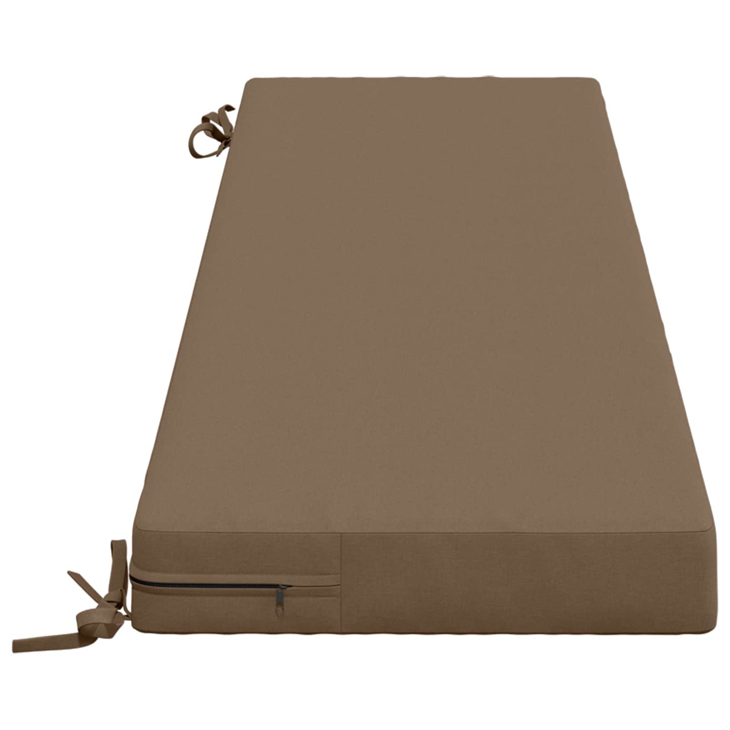Bench Cushion SOEST 100% Polyester Taupe 160 x 40 x 8 cm