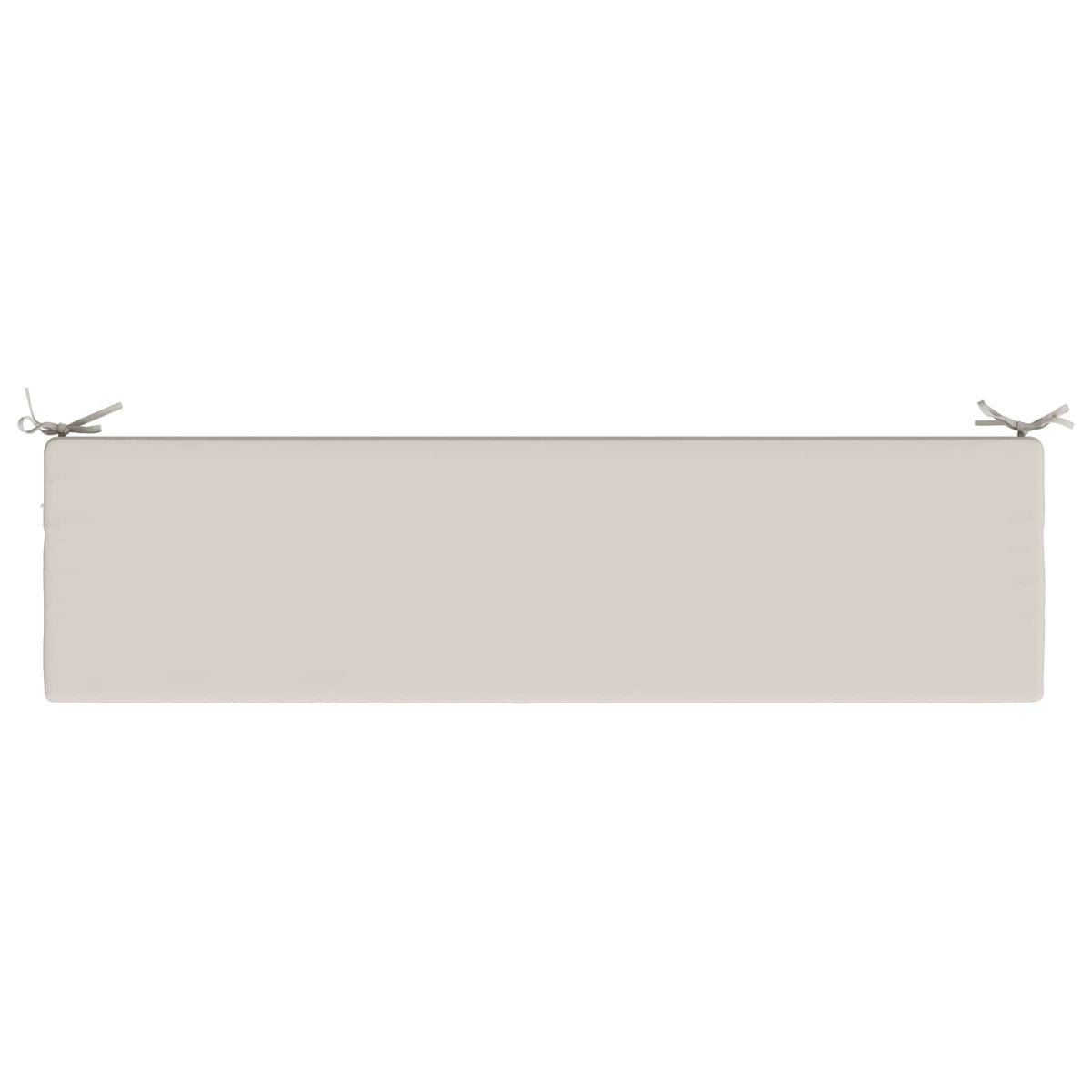 Bench Cushion SOEST 100% Polyester White 160 x 40 x 8 cm