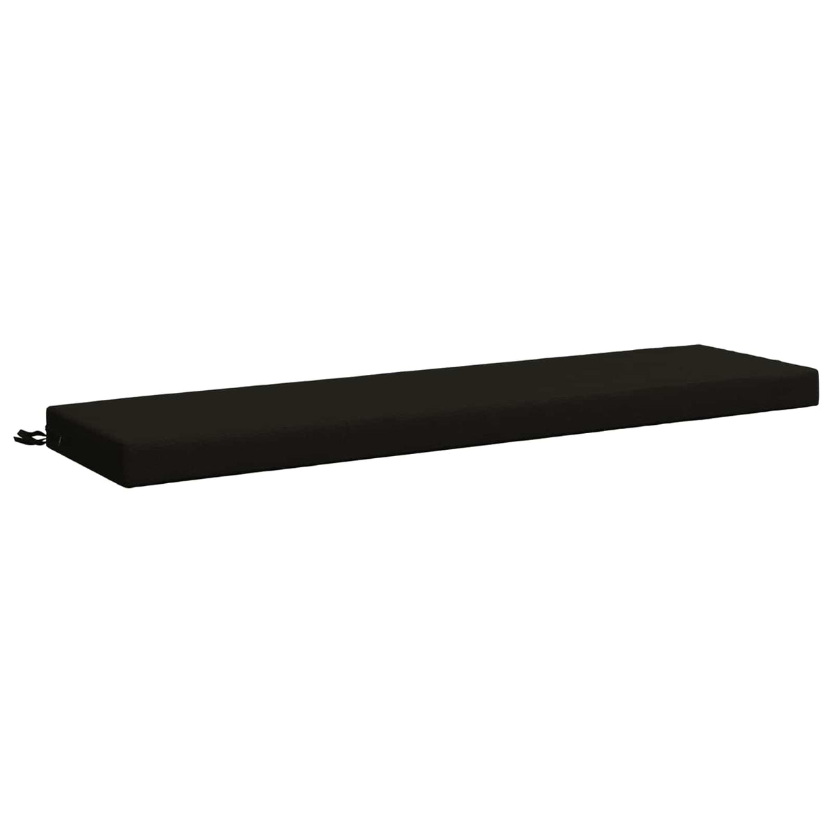Bench Cushion SOEST 100% Polyester Black 160 x 40 x 8 cm