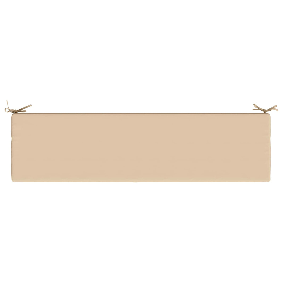 Bench Cushion SOEST 100% Polyester Cream 160 x 40 x 8 cm