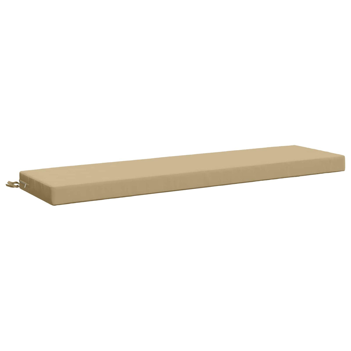 Bench Cushion SOEST 100% Polyester Beige 160 x 40 x 8 cm