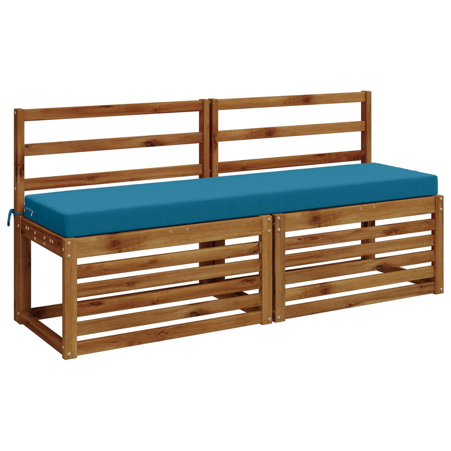Bench Cushion SOEST 100% Polyester Light Blue 160 x 40 x 8 cm