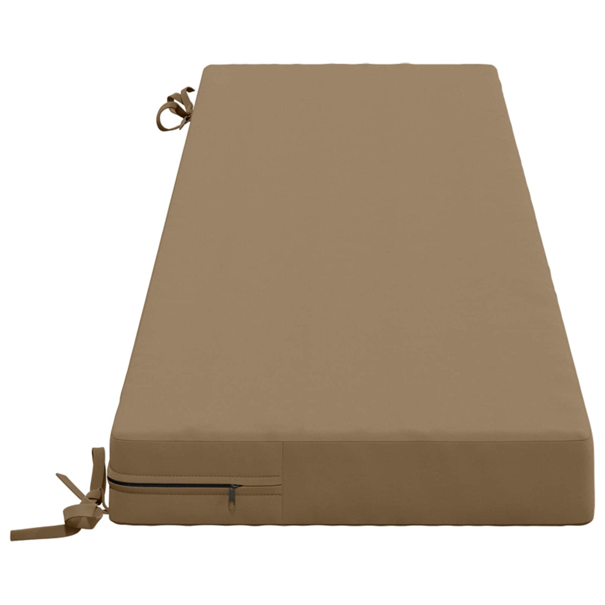 Bench Cushion SOEST 100% Polyester Taupe 160 x 40 x 8 cm