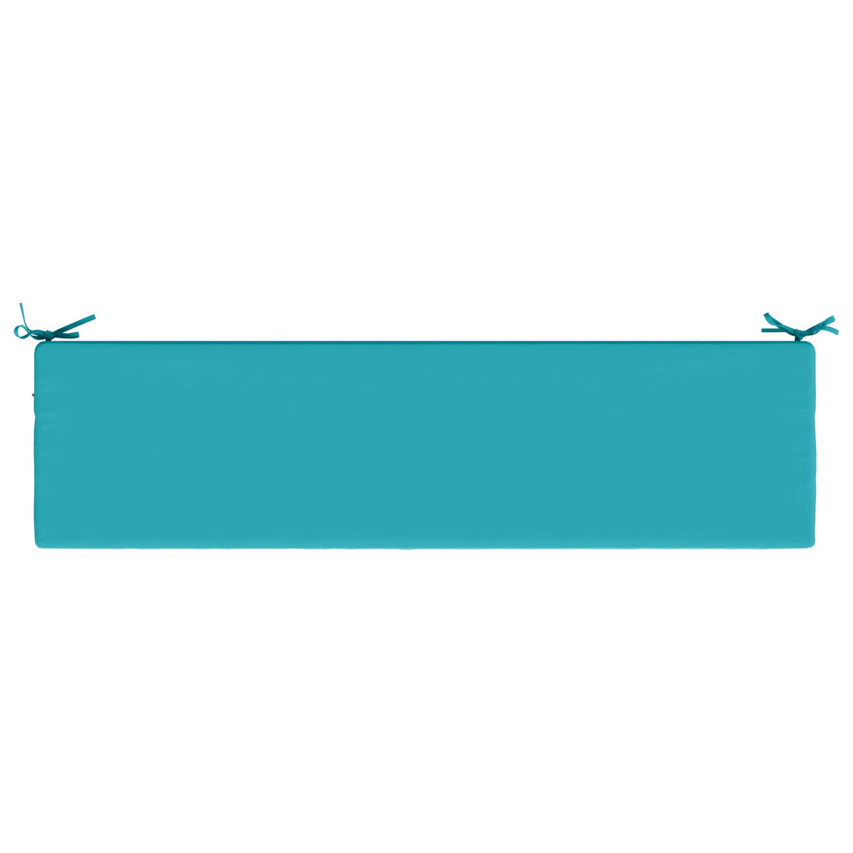 Bench Cushion SOEST 100% Polyester Turquoise 160 x 40 x 8 cm