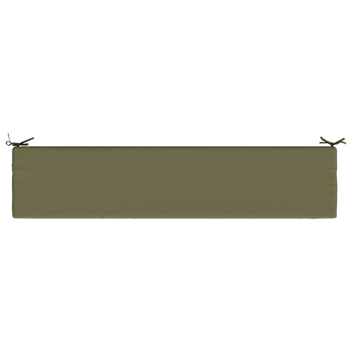 Bench Cushion SOEST 100% Polyester Olive Green 170 x 40 x 8 cm