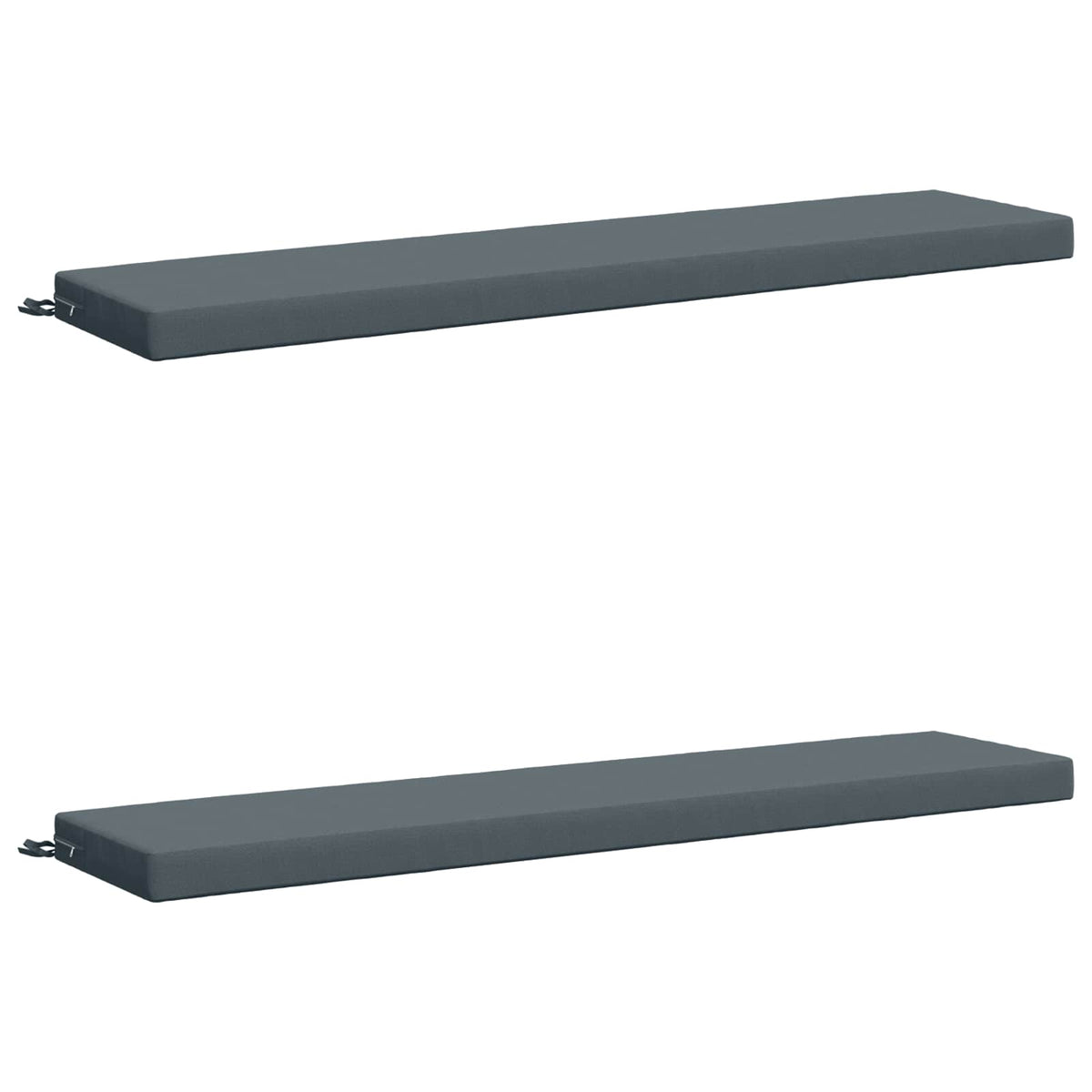 Bench Cushions SOEST 2 pcs 100% Polyester Blue 170 x 40 x 8 cm