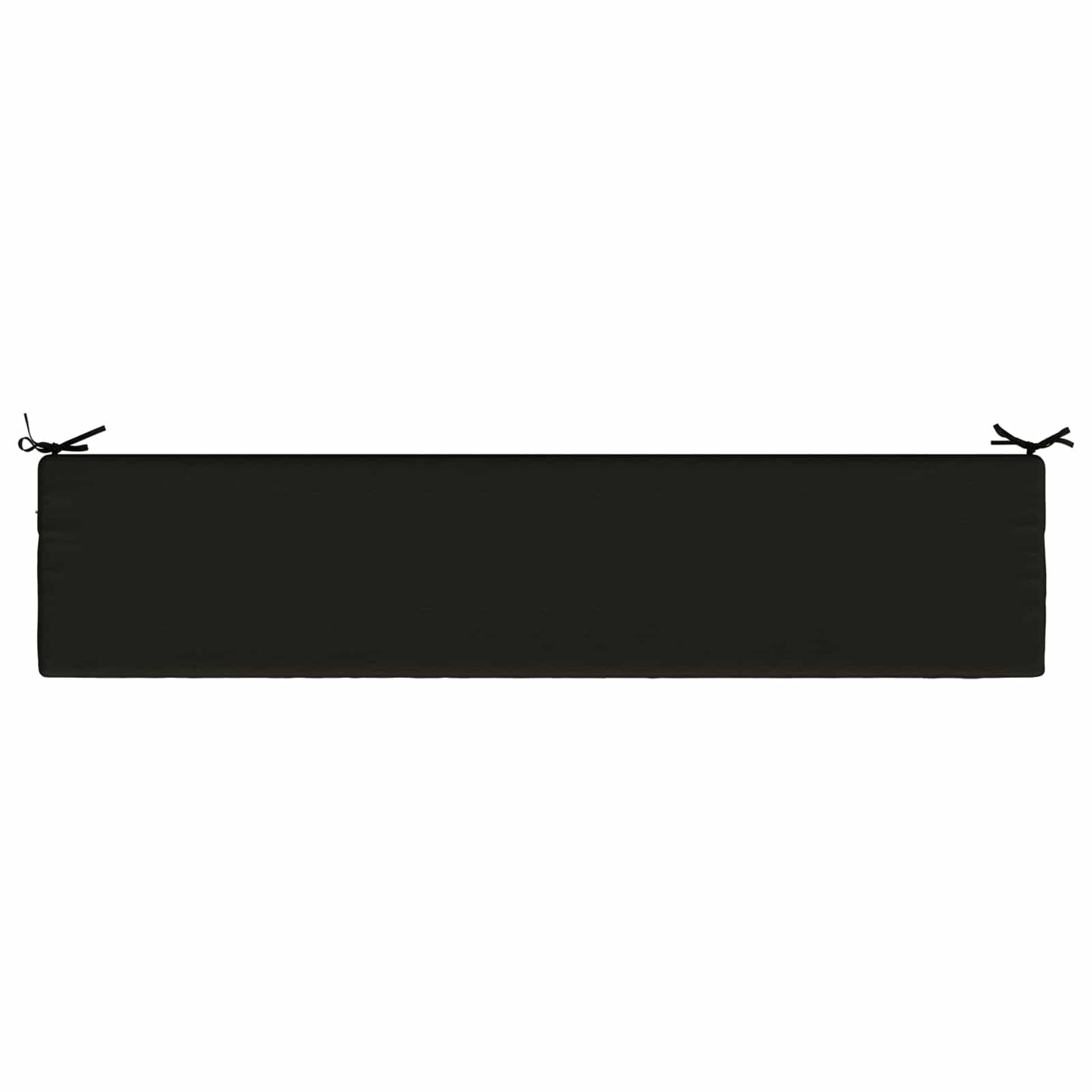 Bench Cushion SOEST 100% Polyester Black 170 x 40 x 8 cm