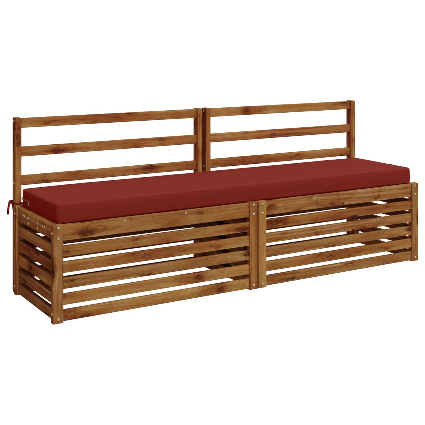 Bench Cushion SOEST 100% Polyester Red 170 x 40 x 8 cm