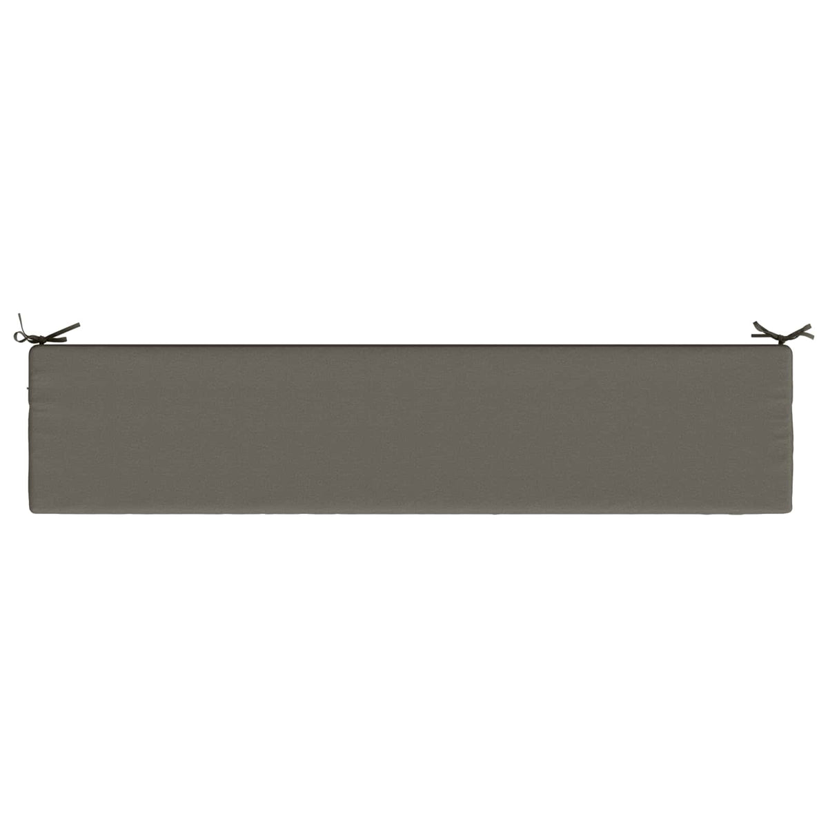 Bench Cushion SOEST 100% Polyester Grey 170 x 40 x 8 cm