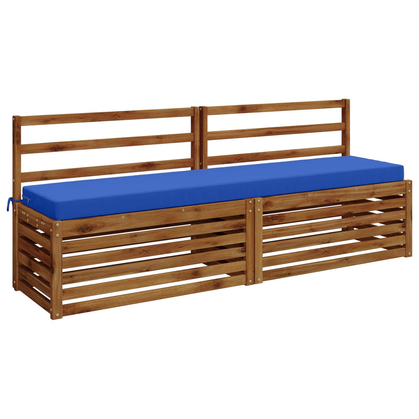 Bench Cushion SOEST 100% Polyester Royal Blue 170 x 40 x 8 cm