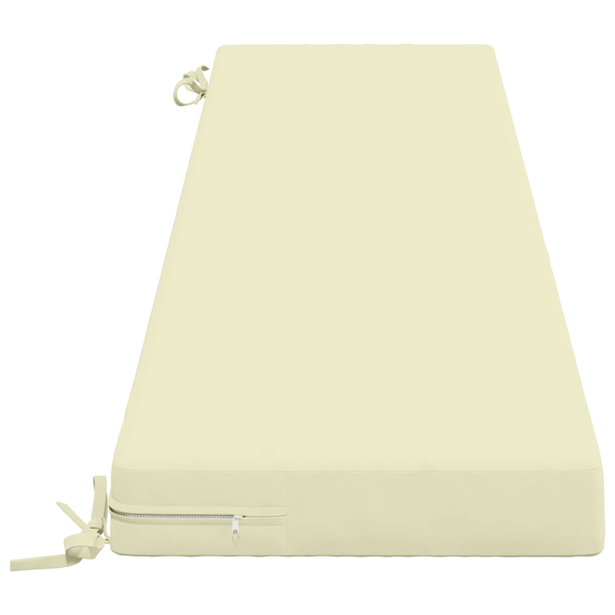 Bench Cushions SOEST 2 pcs 100% Polyester Cream 170 x 40 x 8 cm