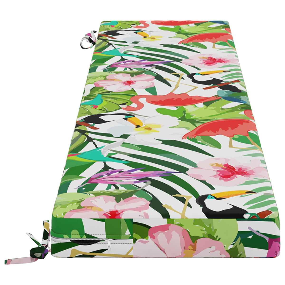 Bench Cushion SOEST 100% Polyester Multicolour 170 x 40 x 8 cm
