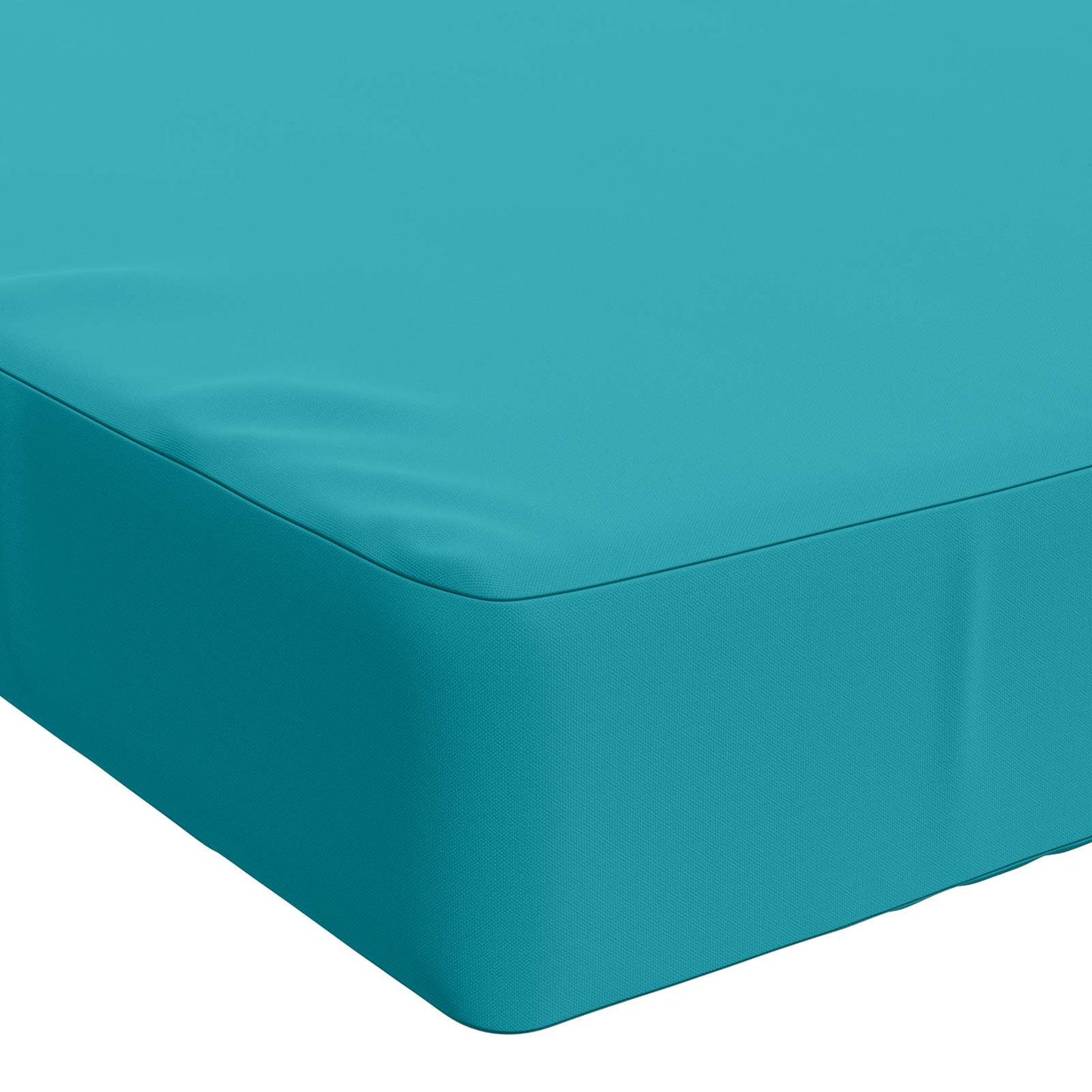 Bench Cushion SOEST 100% Polyester Turquoise 170 x 40 x 8 cm
