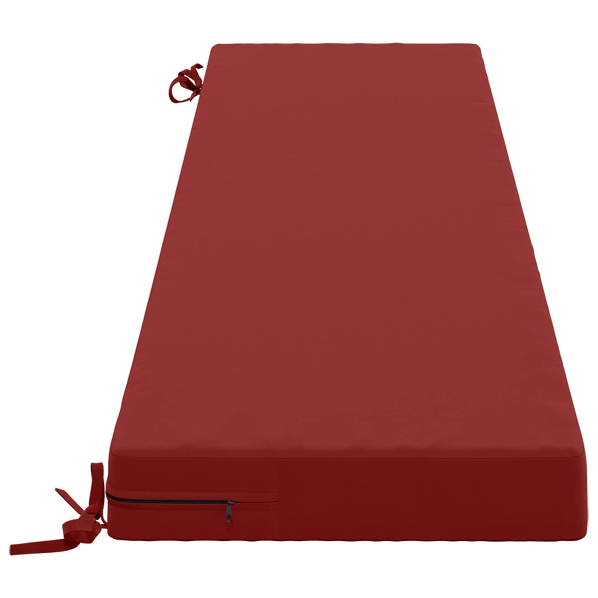 Bench Cushion SOEST 100% Polyester Wine Red 170 x 40 x 8 cm