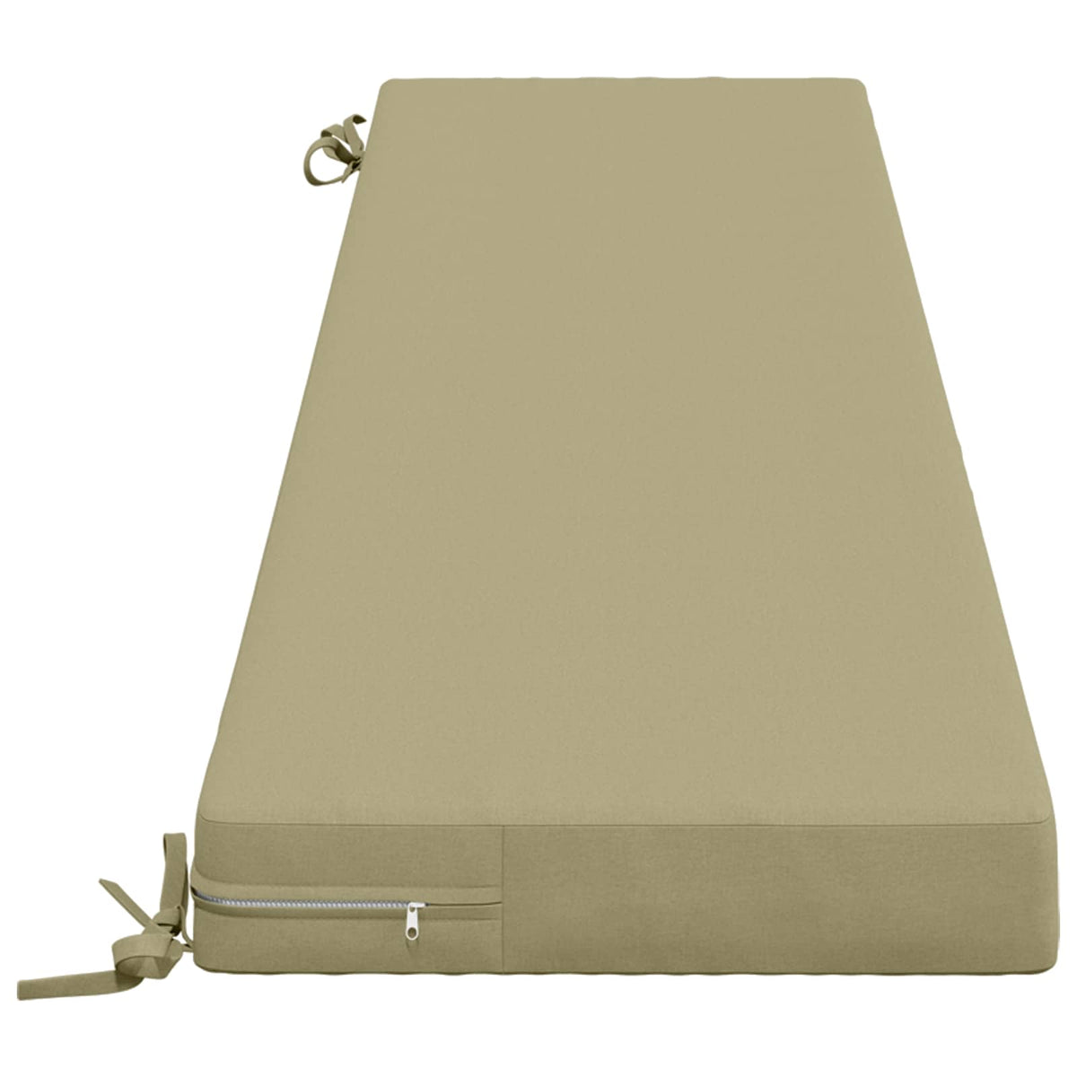 Bench Cushion SOEST 100% Polyester Light Green 180 x 40 x 8 cm