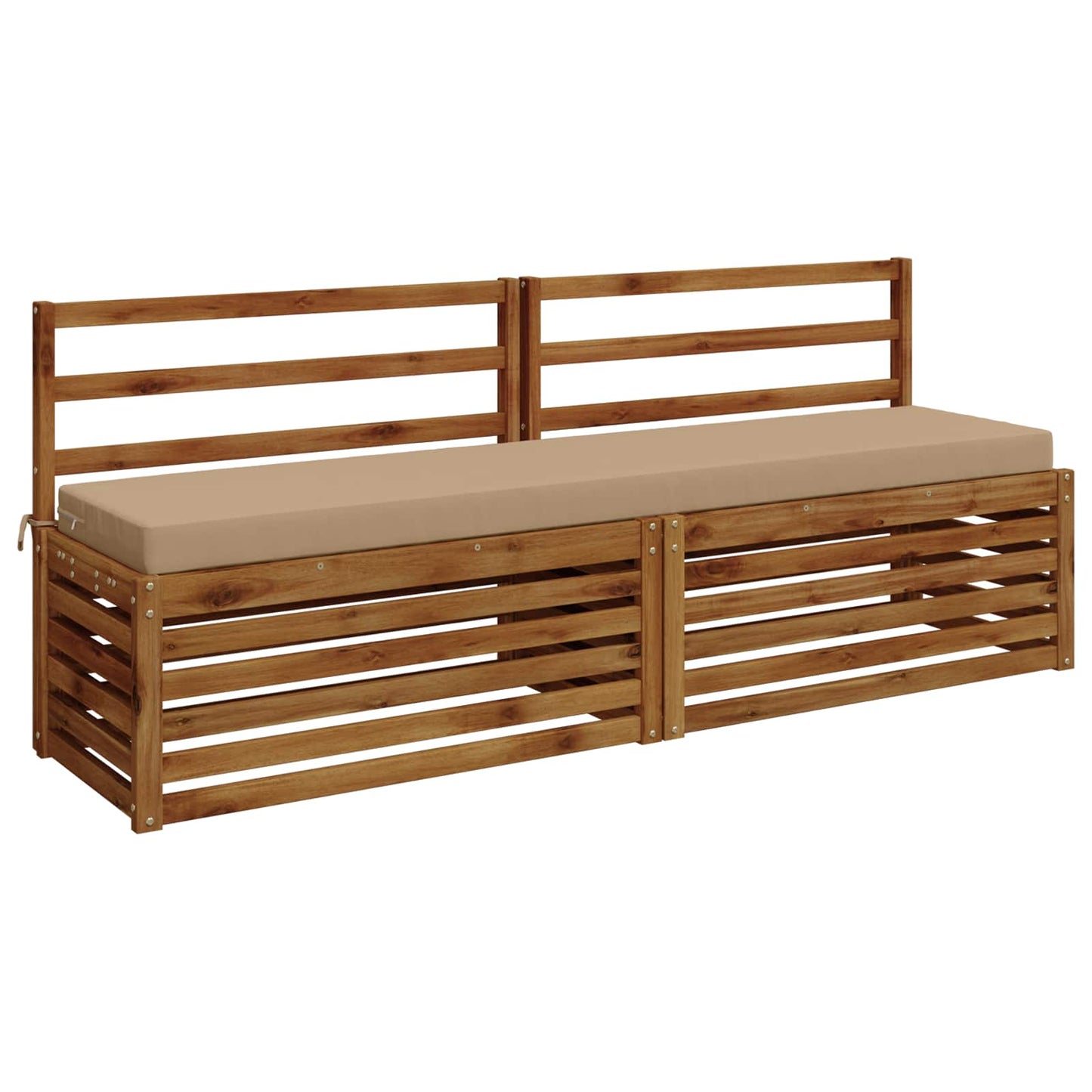Bench Cushion SOEST 100% Polyester Sand 180 x 40 x 8 cm