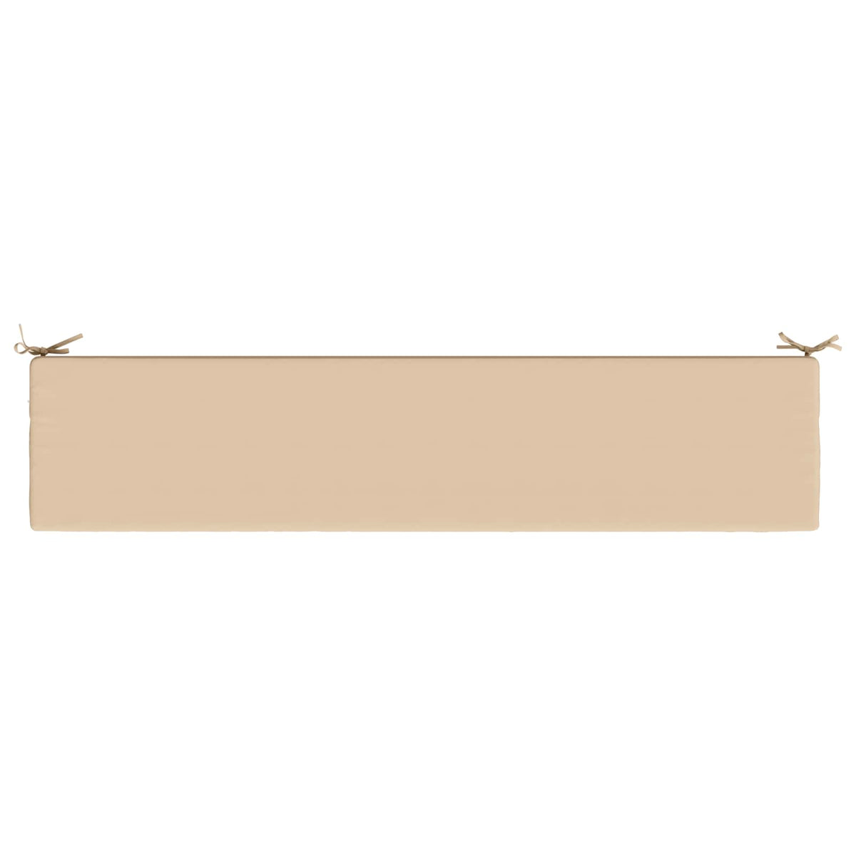 Bench Cushion SOEST 100% Polyester Cream 180 x 40 x 8 cm