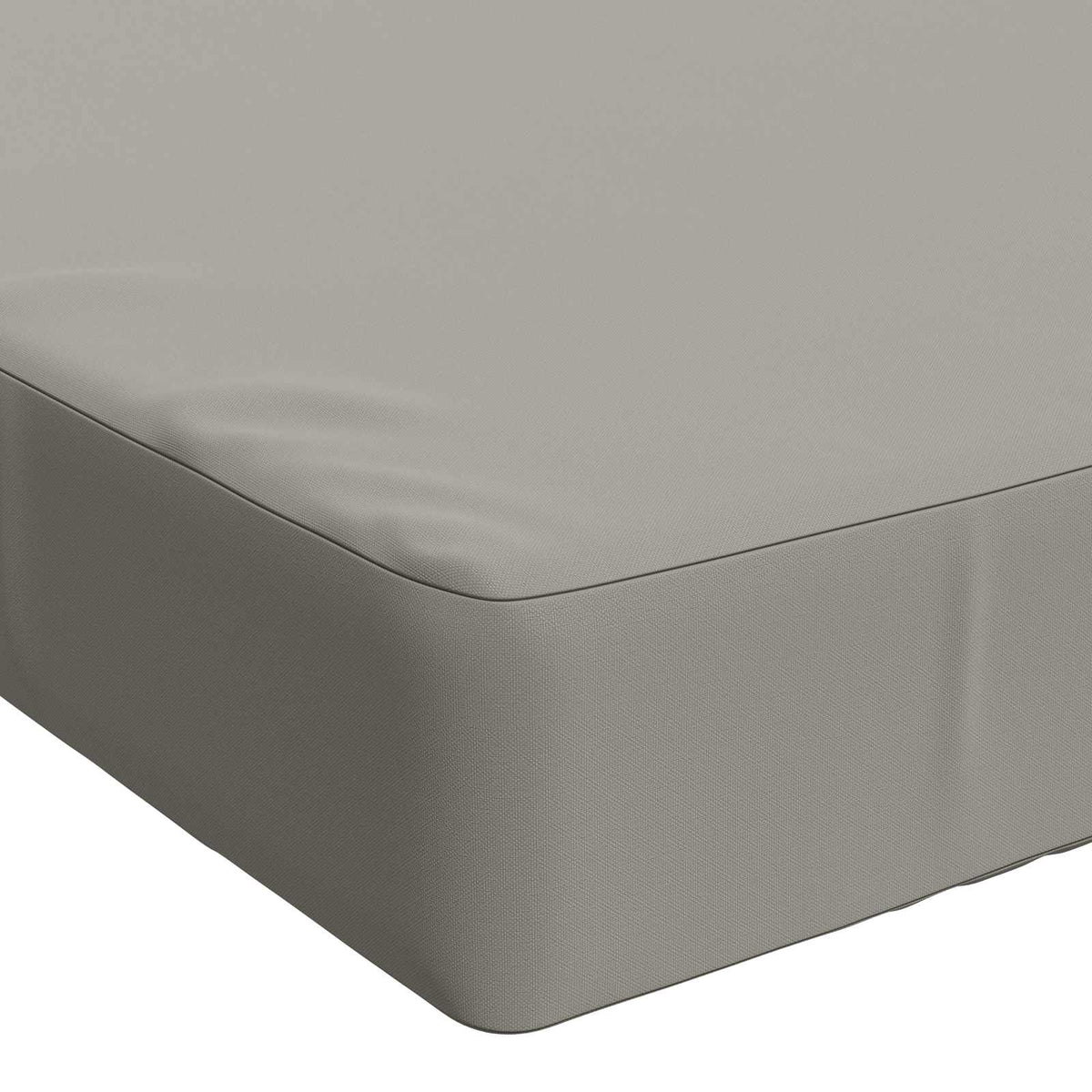 Bench Cushion SOEST 100% Polyester Grey 180 x 40 x 8 cm