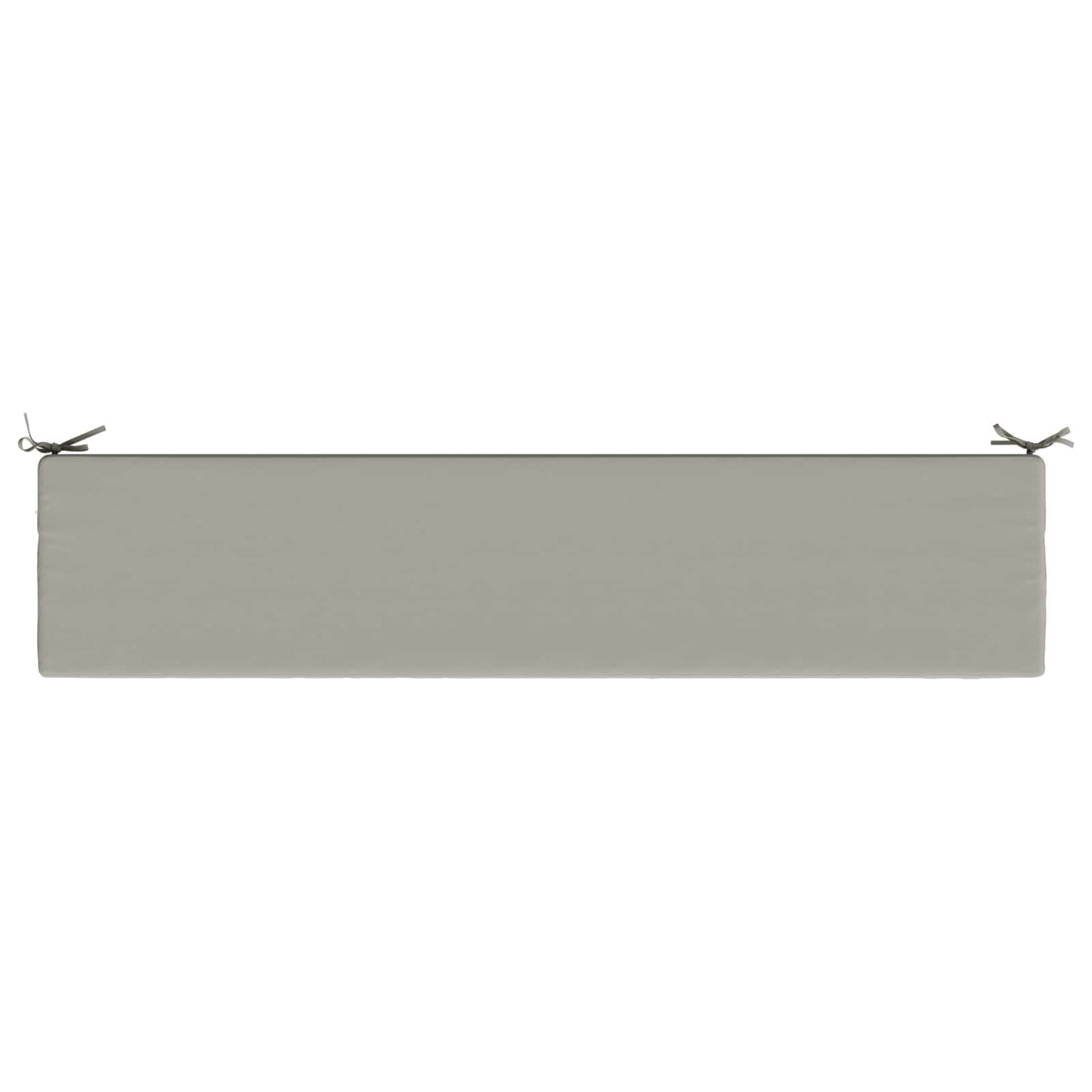 Bench Cushion SOEST 100% Polyester Grey 180 x 40 x 8 cm