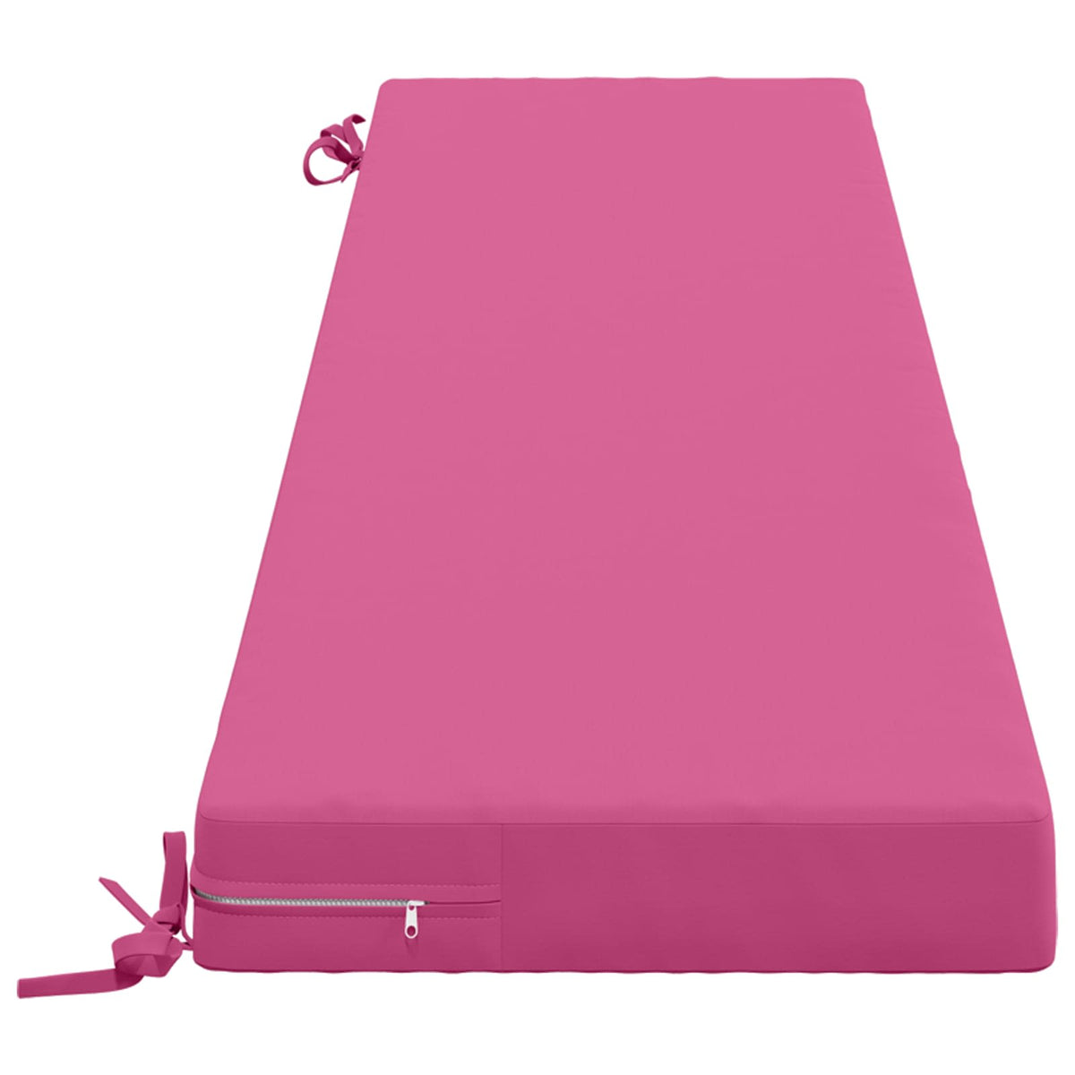 2-Piece Bench Cushions SOEST 2 pcs 100% Polyester Pink