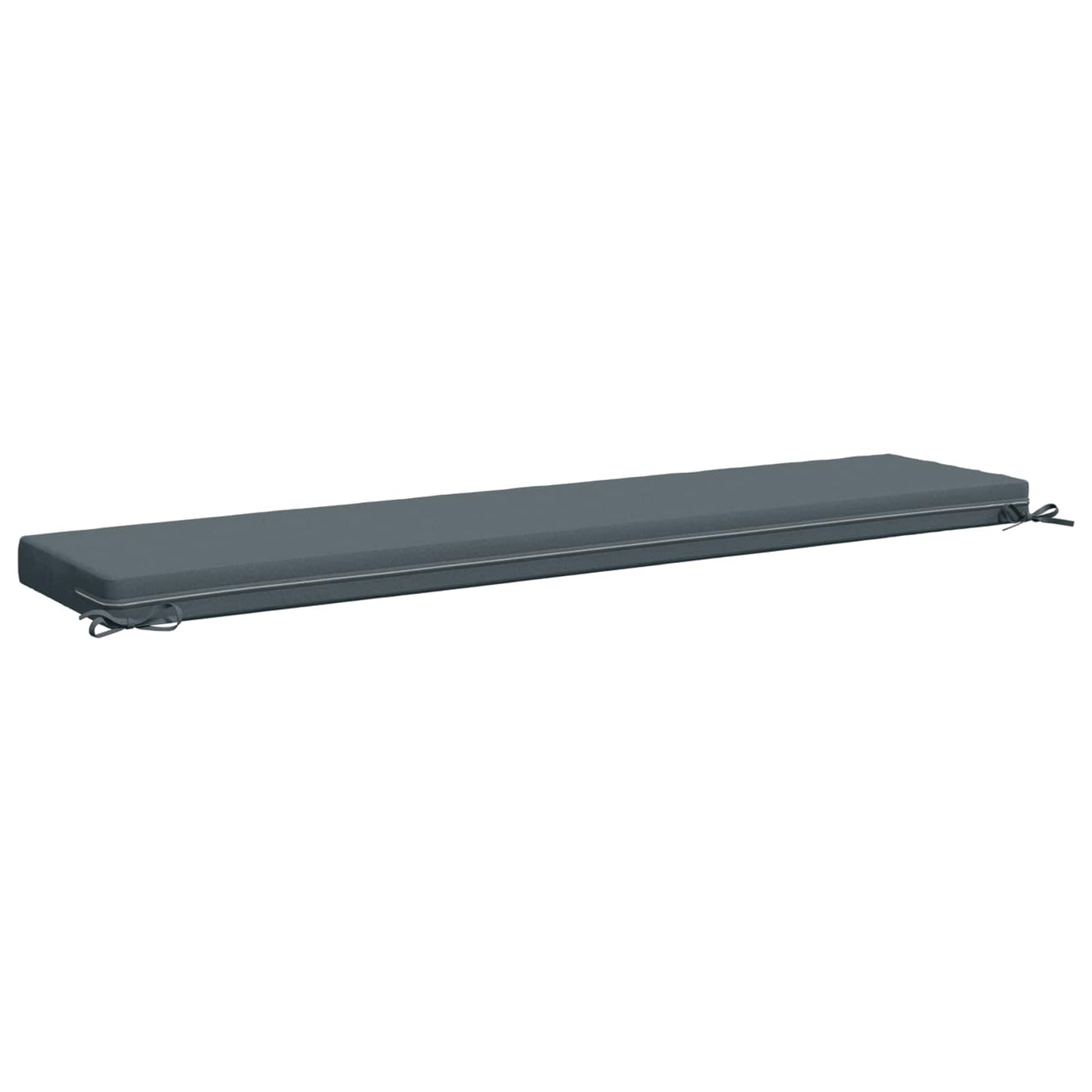Bench Cushion SOEST 100% Polyester Blue 200 x 40 x 8 cm
