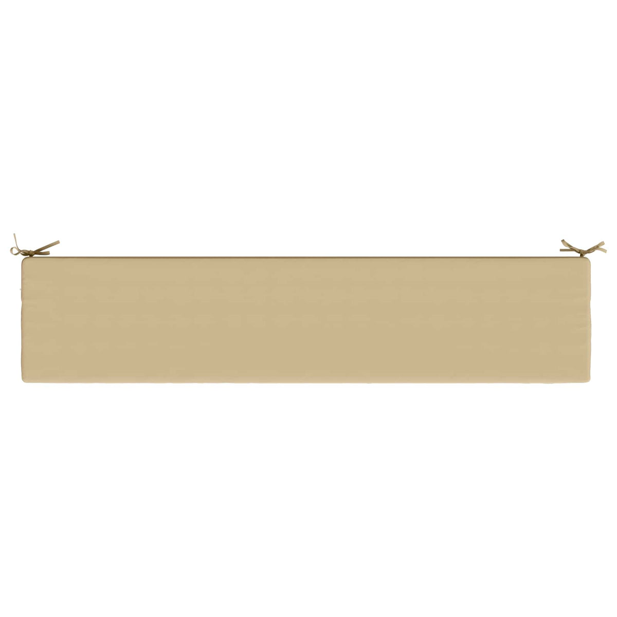 2-Piece Bench Cushions SOEST 2 pcs 100% Polyester Beige
