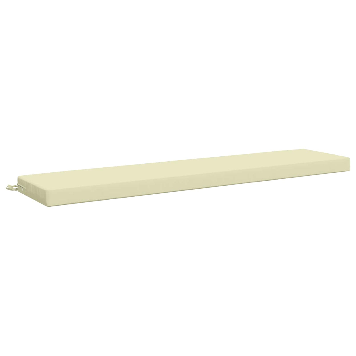 Bench Cushion SOEST 100% Polyester Cream 200 x 40 x 8 cm