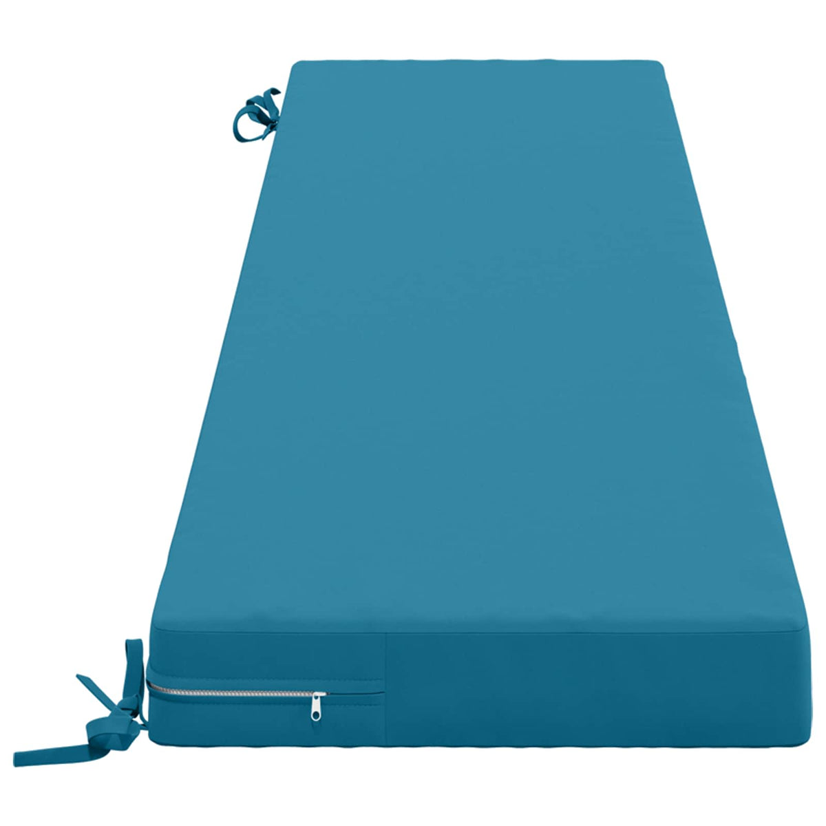 Bench Cushion SOEST 100% Polyester Light Blue 200 x 40 x 8 cm