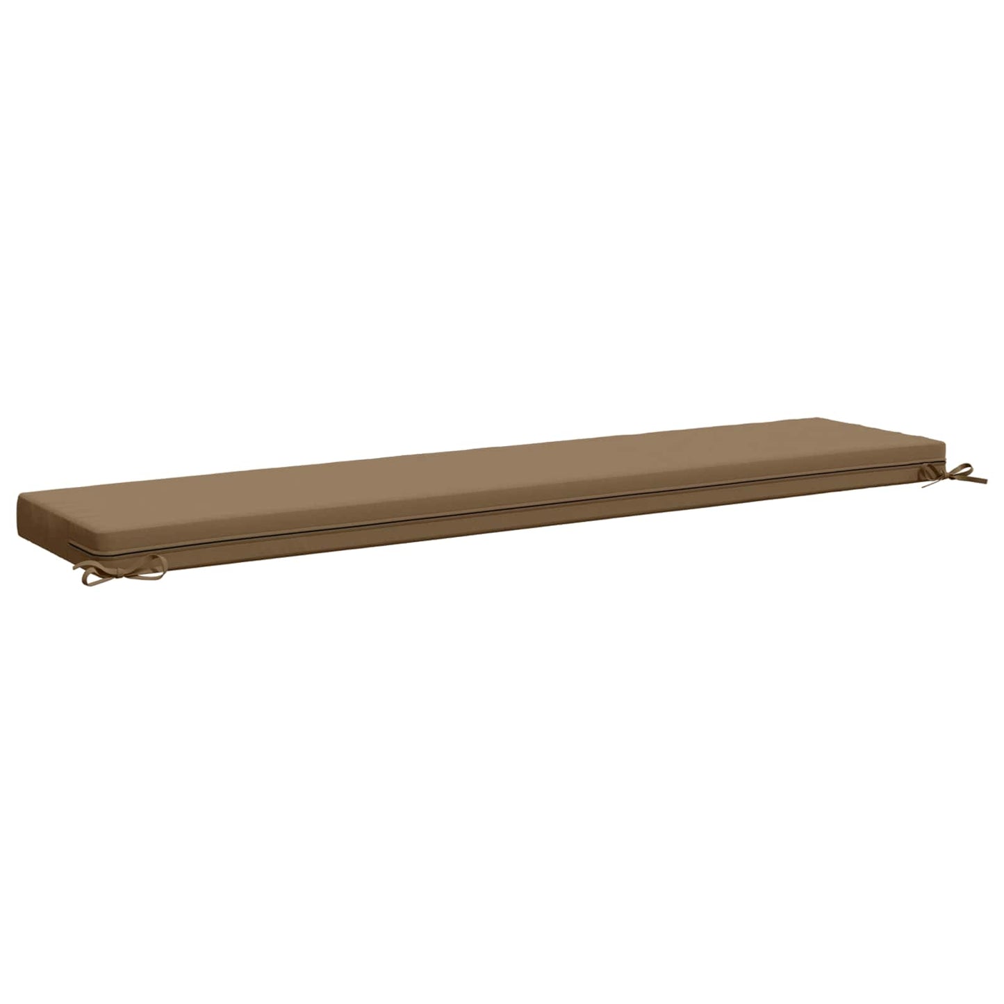 Bench Cushion SOEST 100% Polyester Taupe 200 x 40 x 8 cm