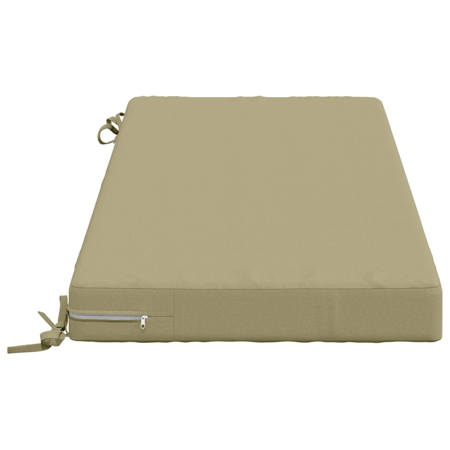 Bench Cushion SOEST 100% Polyester Light Green 110 x 50 x 8 cm