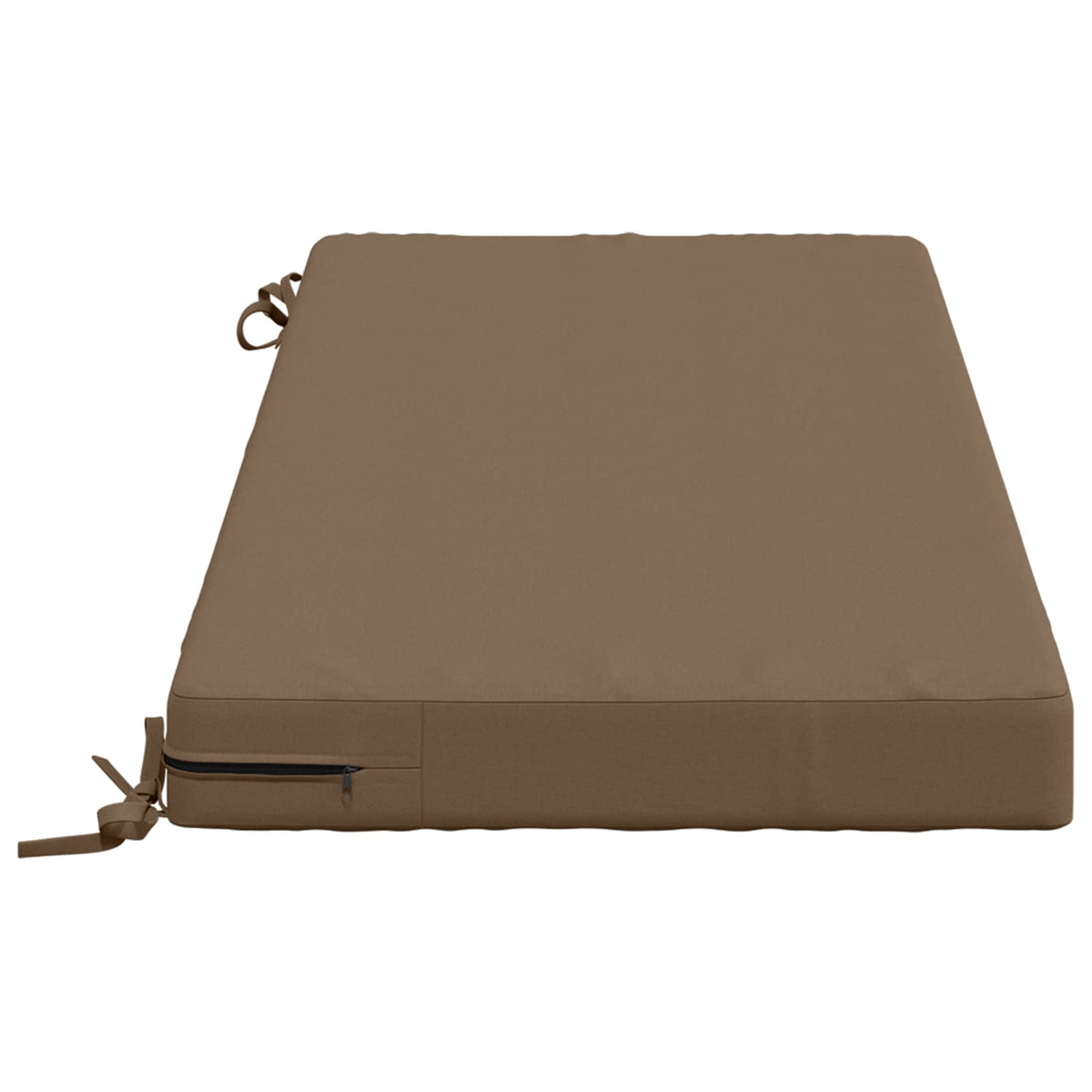 Bench Cushion SOEST 100% Polyester Taupe 110 x 50 x 8 cm