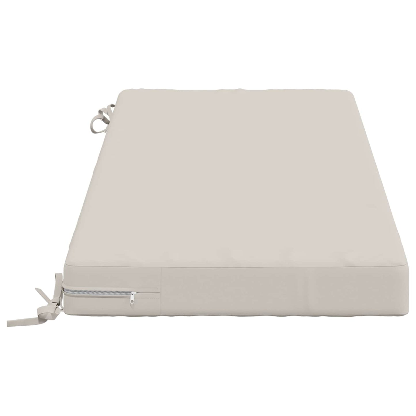 Bench Cushion SOEST 100% Polyester White 110 x 50 x 8 cm