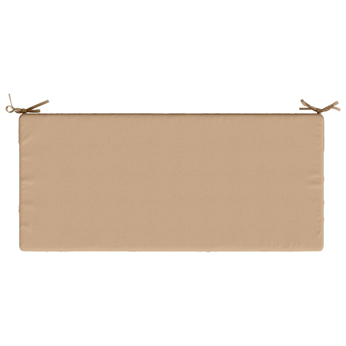 2-Piece Bench Cushions SOEST 2 pcs 100% Polyester Sand