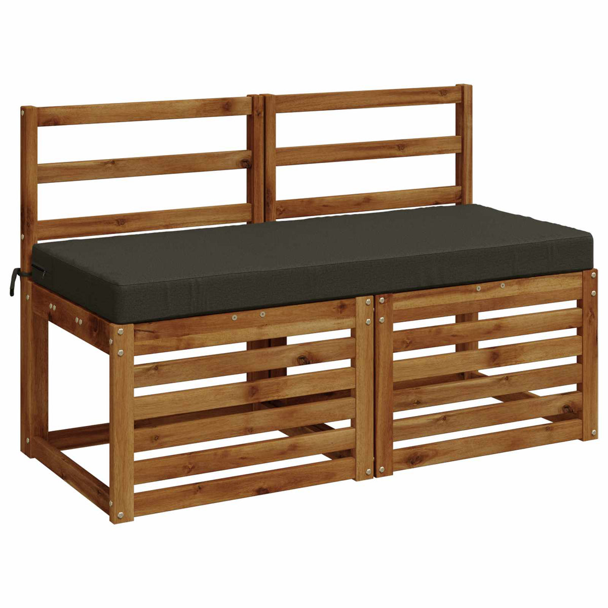 Bench Cushions SOEST 2 pcs 100% Polyester Anthracite
