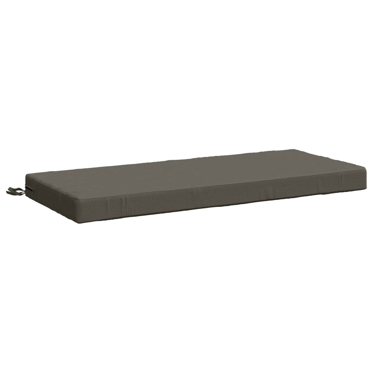 Bench Cushion SOEST 100% Polyester Grey 110 x 50 x 8 cm