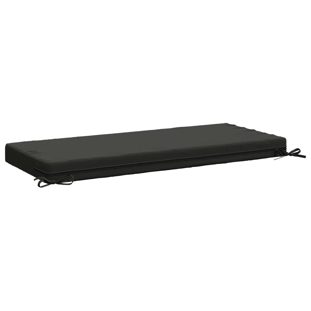 Bench Cushion SOEST 100% Polyester Anthracite 110 x 50 x 8 cm