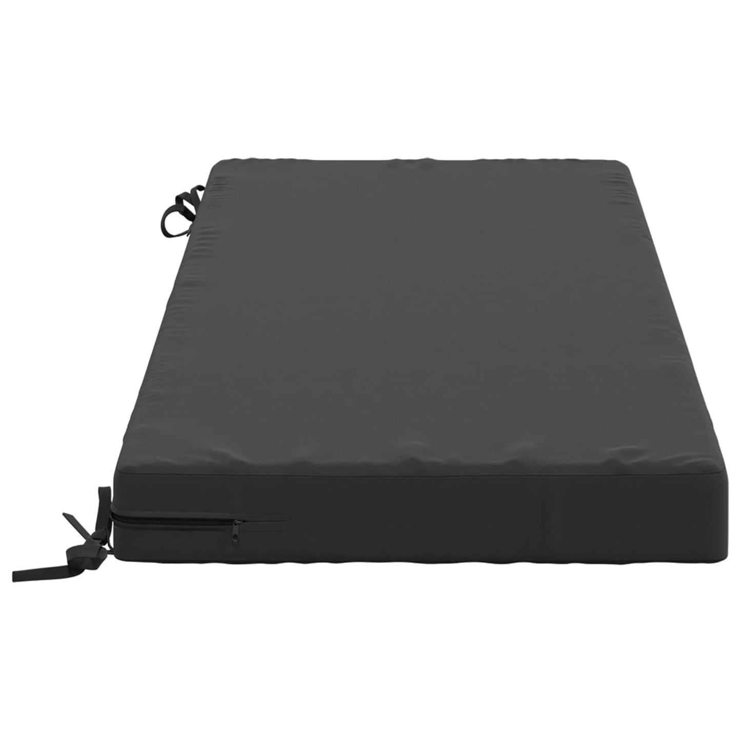 Bench Cushion SOEST 100% Polyester Anthracite 110 x 50 x 8 cm